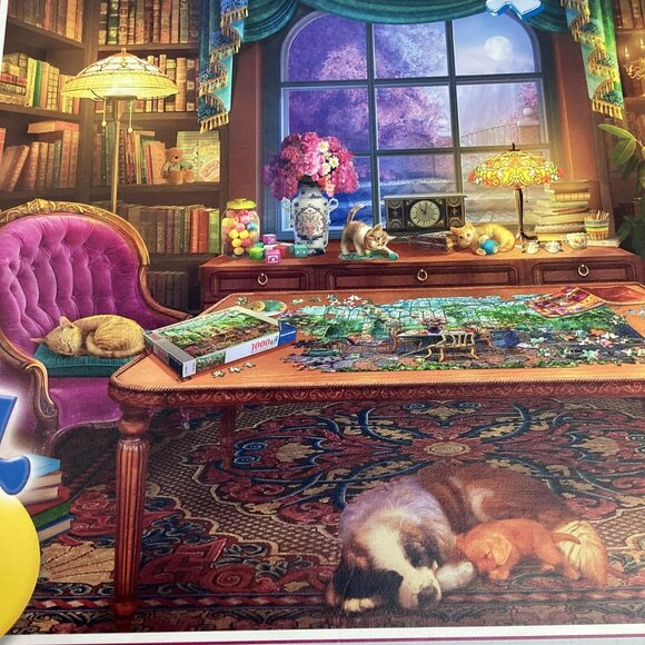 Ravensburger “Puzzlers Place” 750-Piece Premium Jigsaw Puzzle Made In Germany - Picture 2 of 9